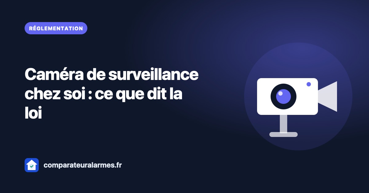 Caméra de surveillance chez soi : ce que dit la loi