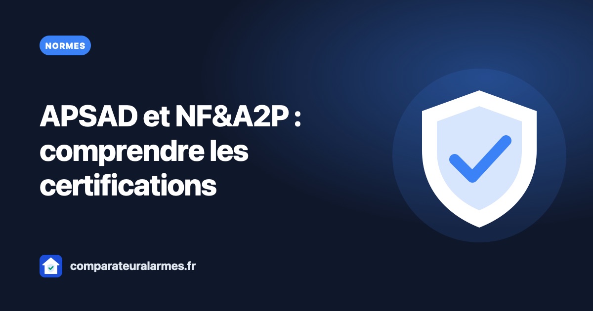 APSAD et NF&A2P : comprendre les certifications d'une alarme