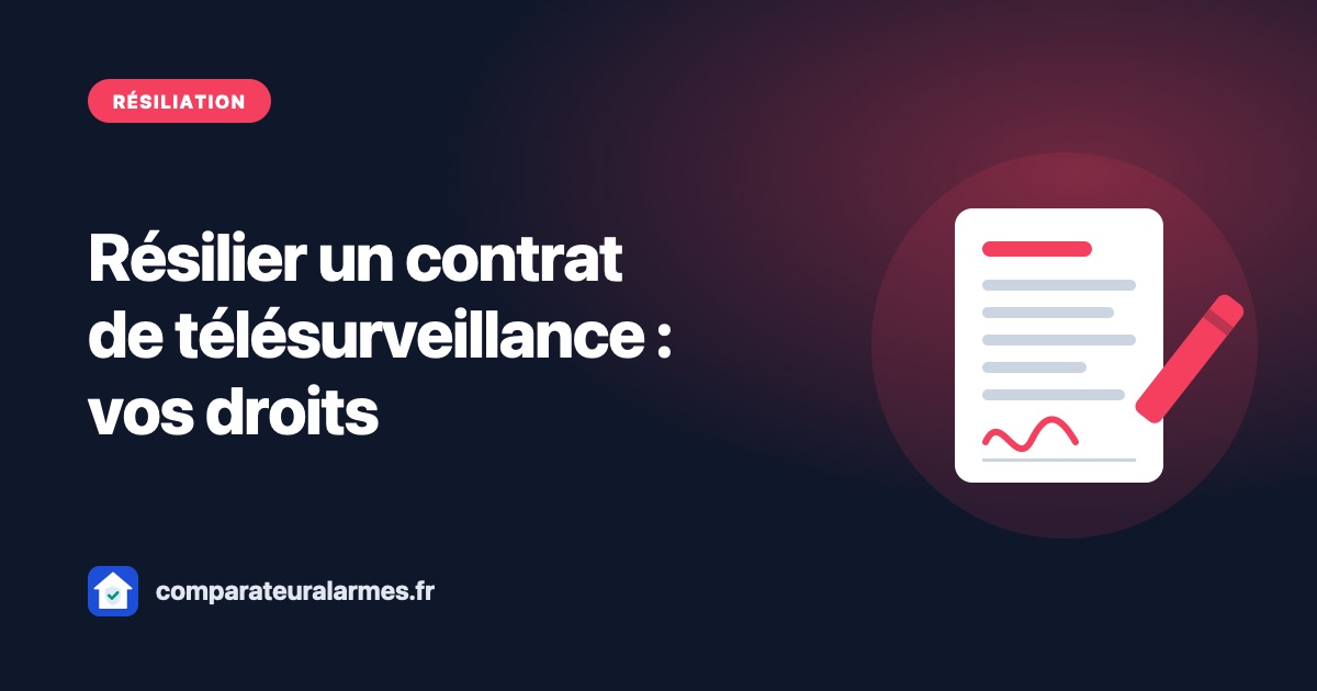 Résilier un contrat de télésurveillance : vos droits et la marche à suivre